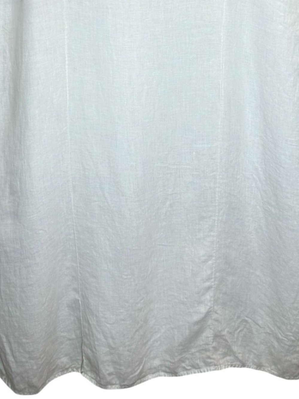 VTG Y2K Flax White Linen Sleeveless Maxi Dress - Oversized, Lagenlook - Size 1X - Picture 5 of 7